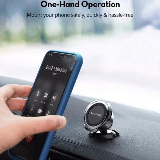 RavPower Ultra-Compact Car Phone Holder - Black